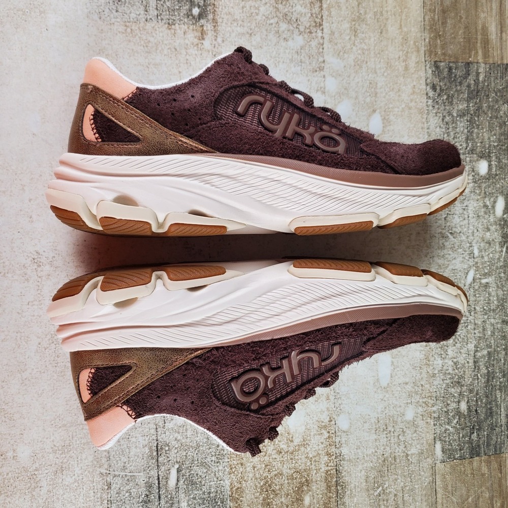 Ryka Devotion X Max Womens Shoes Sz 8.5 M Chicory Brown Classic Walking Sneakers - Picture 7 of 10